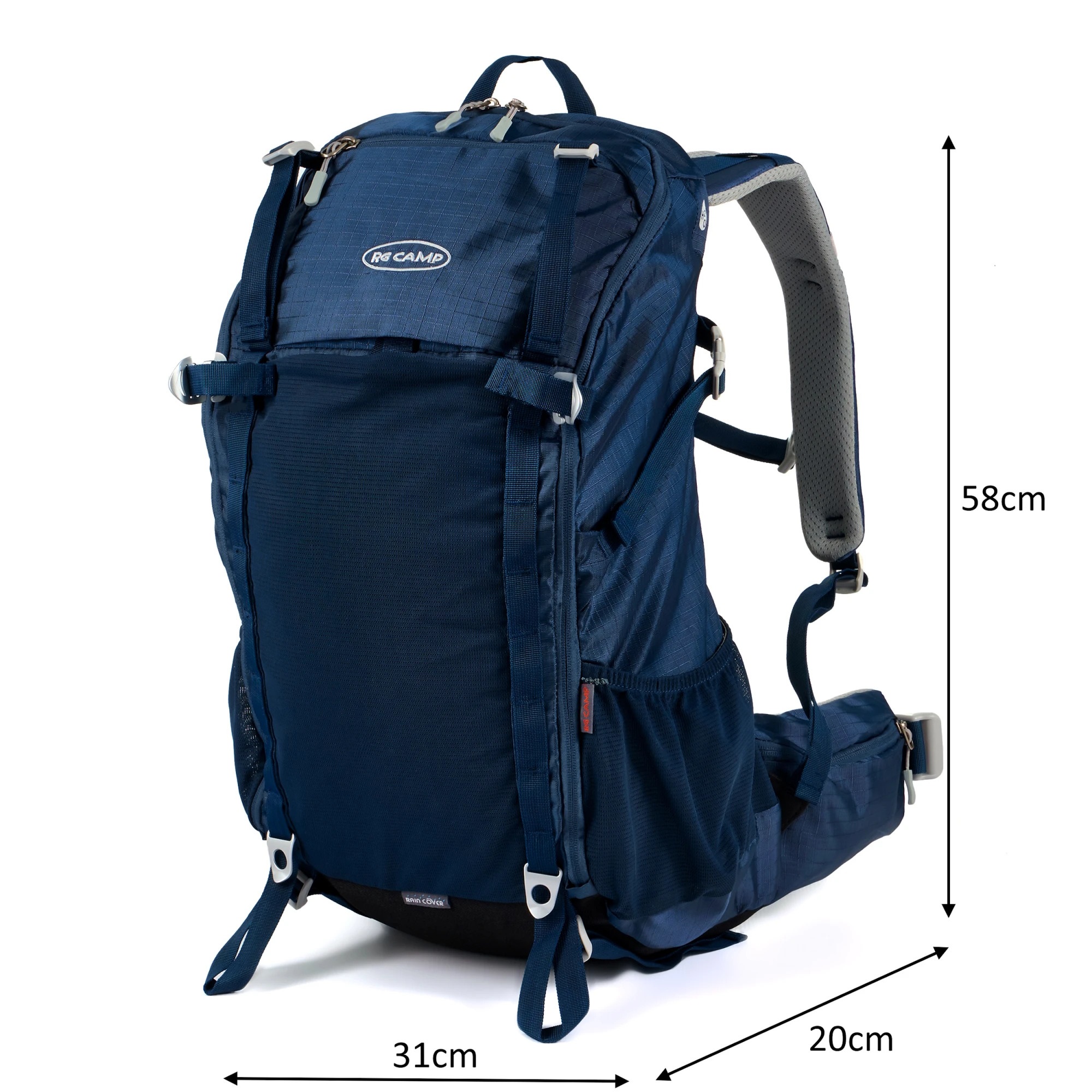 Adult 2024 40 L Hiking Backpack, Unisex, Blue